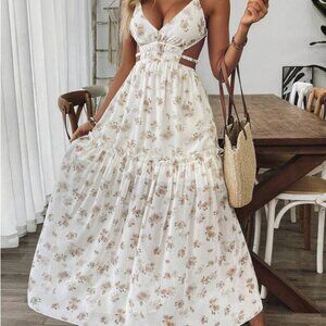 NWOT Backless Maxi Dress